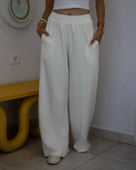 Soft Everyday - Wide-Leg Pants Off White