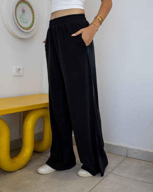 Soft Everyday - Wide-Leg Pants Black