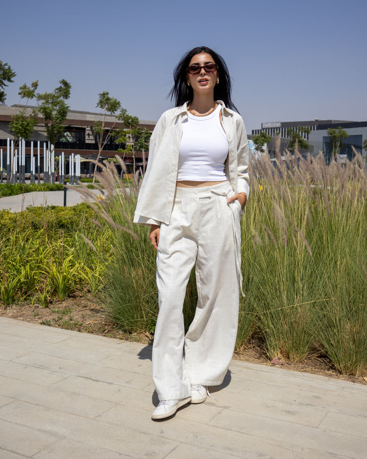 Pure Linen - Oversized Shirt Off White