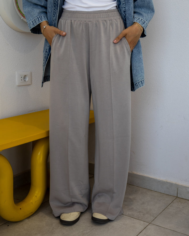 Soft Everyday - Wide-Leg Pants Taupe