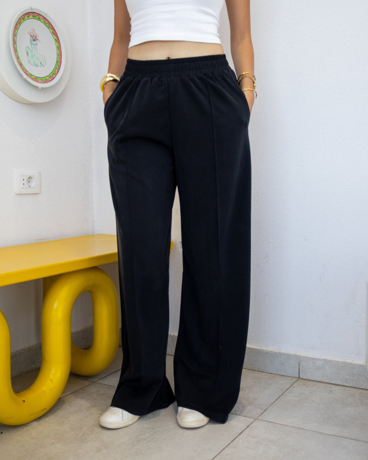 Soft Everyday - Wide-Leg Pants Black