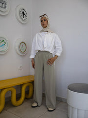 Soft Everyday - Wide-Leg Pants Sage Green